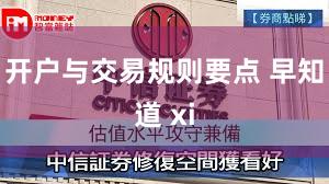 开户与交易规则要点 早知道 xi