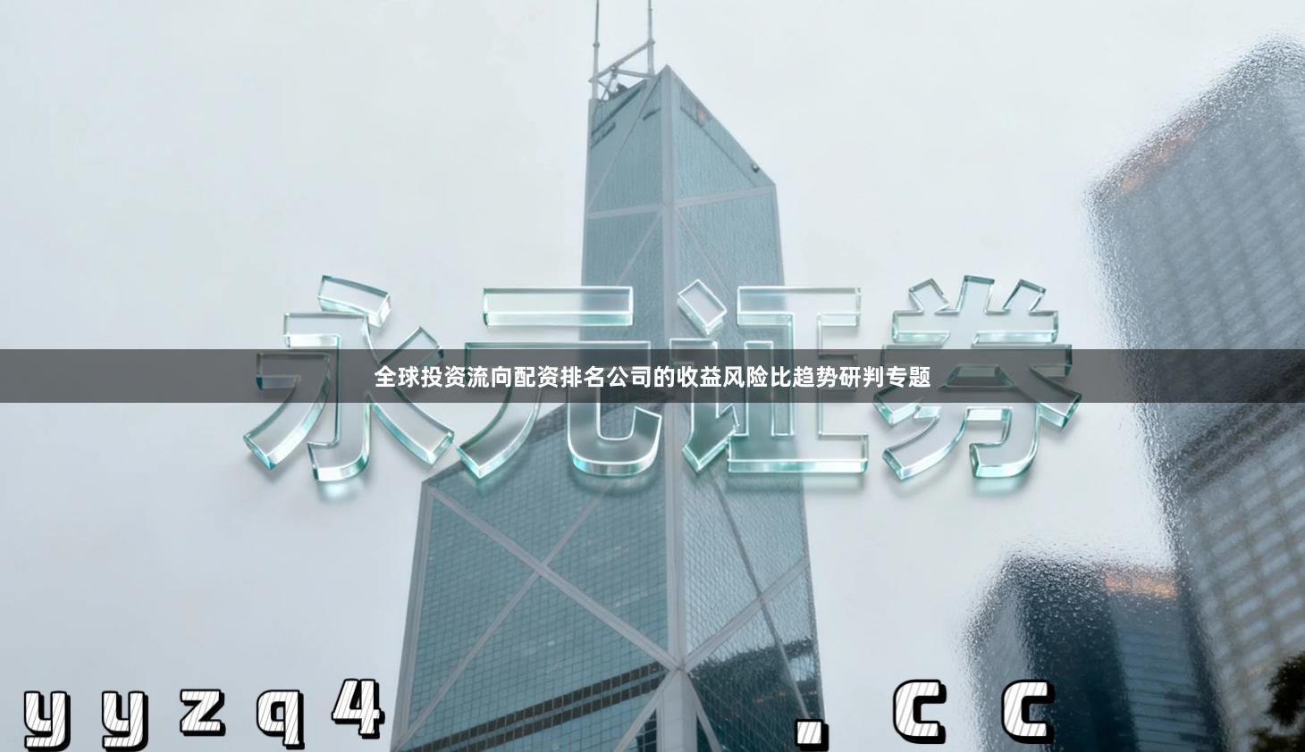 全球投资流向配资排名公司的收益风险比趋势研判专题